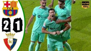 ไฮไลท์ฟุตบอลลาลีกา 2023 บาร์เซโลน่า 2-1 โอซาซูน่า